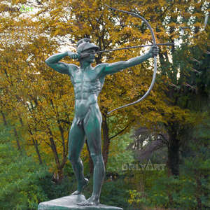 Statues antiques de dieu grec et romain en bronze statue <span class=keywords><strong>apollo</strong></span> avec bébé anges pour décorations de bord de mer - Product Image 6