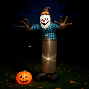 Espantapájaros Inflable de Halloween de 7 Pies, Decoración para Jardín Exterior, Material de PVC con Diseño Elegante para Decoración Festiva - Product Image 2