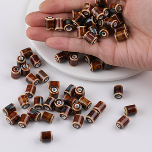 Ceramic Bamboo Joint <b>Beads</b> 8mm Round For Bracelet Making DIY Jewelry Materials <b>Loose</b> <b>Beads</b> Ceramic Craft Supplies - Product Image 5