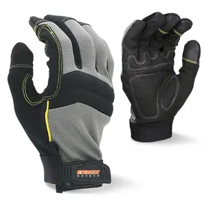 Top Verkauf robuste tragen festen Griff Touchscreen Fingers pitzen flexible Arbeit Mechaniker Handschuhe