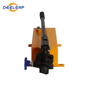 مضخة يدوية هيدروليكية عالية الجودة بسرعة مزدوجة وعمل أحادي مع خزان زيت حديدي وسعة 3 لتر طراز PMS-2 - Product Image 2