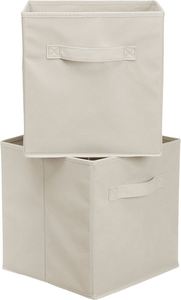 Organisateur de cubes de rangement en tissu pliable avec poignées, organisateur de bacs de panier de cube de rangement en tissu pliable pour articles ménagers - Product Image 4