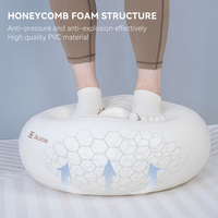 BLOOM Donut Ball PVC Home Office Gym Chaise Gonflable Gym Formation Fitness Exercice Anti-déflagrant Balance Yoga Ball