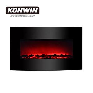 <span class=keywords><strong>Cheminée</strong></span> en verre incurvé murale ou autoportante KONWIN 38 pouces WF-38C - Product Image 3