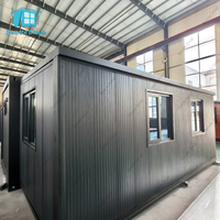 Maison conteneur pliable en acier moderne et extensible, villa préfabriquée 2-3 chambres pour usage commercial, disponible en 20 pieds