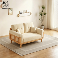 Meubles de salon personnalisés de style nordique, fabriqués en usine, meilleur prix, sur mesure, en stock, livraison directe, canapés en bois et en tissu.