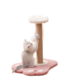 Griffoir vertical en sisal pour <span class=keywords><strong>chat</strong></span> - Tour à gratter extra durable avec jouets suspendus - Product Image 1