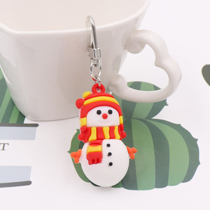 OEM Tùy Chỉnh 3D Keychain Giáng Sinh Vui Vẻ Cao Su PVC Keyring Lưu Niệm Quà Tặng Kinh Doanh Đáng Yêu 3D Kyring Với Biểu Tượng Tùy Chỉnh - Product Image 5