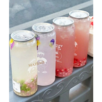 Bouteilles transparentes en PET de 100 ml, 200 ml, 330 ml pour gâteaux, lait, thé, café, boissons, glaces, desserts – Boîtes en plastique