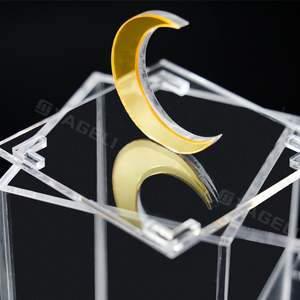 Boîte Eid Mubarak en acrylique doré clair personnalisée pour le festival du Ramadan pour le chocolat - Product Image 2