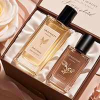 Bouteilles en verre transparentes vides de rectangle de parfum bon marché Offres Spéciales 30ml 50ml 100ml avec le distributeur de parfum de haute qualité de chapeau de sertissage