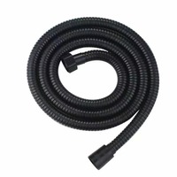 Meilleure Vente : Douchette à Main Noire en ABS Haute Pression avec Filtre et Diverter, Arrêt d'Eau à Touche Unique, Économie d'Eau pour Salle de Bain
