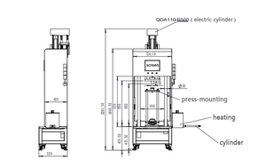 เครื่องอัดไฮดรอลิกแบบคอลัมน์เดียว ควบคุมด้วยระบบดิจิตอล ความแม่นยำสูง 380V อุปกรณ์อุตสาหกรรม - Product Image 6