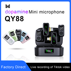 Không dây Mini Microphone cho Iphone Android điện thoại <span class=keywords><strong>Bluetooth</strong></span> Lavalier ve áo <span class=keywords><strong>mic</strong></span> cho âm thanh video ghi âm clip trên nội dung sáng tạo - Product Image 3