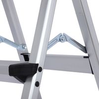 Échelle pliante en aluminium personnalisée, type A, conforme à la norme EN131, avec pieds en caoutchouc antidérapants, pour la peinture domestique et les travaux intérieurs