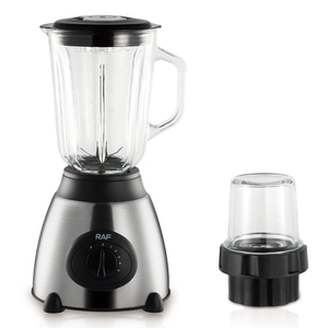 Electrodoméstico <span class=keywords><strong>de</strong></span> Cocina RAF R.367 <span class=keywords><strong>Licuadora</strong></span> para Batidos <span class=keywords><strong>Licuadora</strong></span> Portátil <span class=keywords><strong>Vaso</strong></span> <span class=keywords><strong>de</strong></span> <span class=keywords><strong>Vidrio</strong></span> con Molinillo 5 Velocidades - Product Image 2