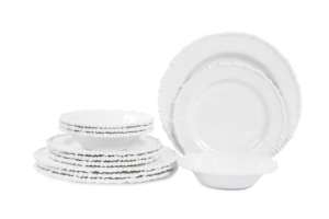 <span class=keywords><strong>Set</strong></span> <span class=keywords><strong>di</strong></span> Stoviglie in Melamina <span class=keywords><strong>di</strong></span> Alta Qualità Ecologico Senza BPA con Bordo Perlato <span class=keywords><strong>12</strong></span> Pezzi Colore Personalizzato Lussuoso Servizio <span class=keywords><strong>da</strong></span> Tavola per Matrimoni all'Ingrosso - Product Image 2