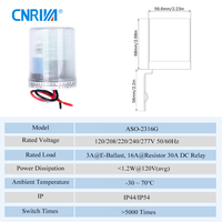 Interruptor de Control de Luz con Sensor Fotoeléctrico para Exteriores CNRIYA 16A, Disponible en LED, 95-305V, IP54/IP44, Uso Interior/Exterior