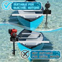 Support de montage pour moteur de kayak/canoë industriel en alliage d'aluminium DIY et plateforme de montage pour accessoires de pêche OEM