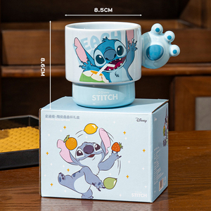 Taza de Cerámica con Diseño de Dibujos Animados y Asa, Taza Personal para Café y Leche para Uso en el Hogar, la Escuela y como Regalo - Product Image 5