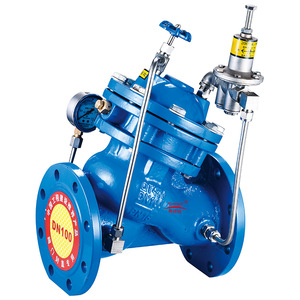 600X Electric Control Valve DN100 PN16 Cast Iron Hydraulic Water Flow Control For Pipeline Temperature Regulation - Product Image 3