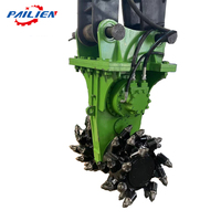 Excavatrice à tambour rotatif hydraulique d'occasion, machine de fraisage, machine de concassage de pierre et de béton avec prix d'usine pour le forage