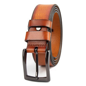 ウエスタンスタイル本革メンズベルトピンバックル豪華なデザインカジュアルでファッショナブルなベルトレザーメンズ - Product Image 3
