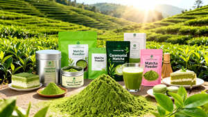Healthway fornisce tè Matcha in polvere di alta qualità in polvere di tè giapponese Matcha polvere di collagene Matcha OEM - Product Image 4