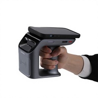 Lector de Mano H1 Bluetooth UHF RFID con Clip Trasero para Convertir un Smartphone en un Lector Portátil, 33dBm, Más de 1000 Etiquetas/s, Batería Reemplazable