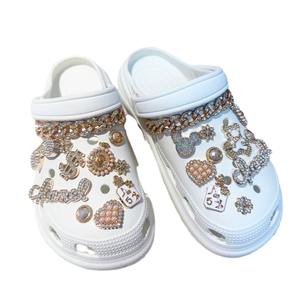 Charmes de chaussures de luxe haut de gamme Hengge Mei, attaches décoratives pour chaussures, 24-23 #   Chaîne DIY transfrontalière pour chaussures de jardin en plastique - Product Image 5