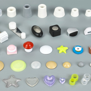 Custom Self Sticky Adhesive Anticollision Protect Wall Door Handle Buffer Plastic Punch Free For Bathroom Kitchen Door Behind