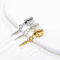Fermoir en acier titane poli, fermoir à insertion dorée et argentée électroplaquée pour bracelet et collier, accessoires de bijoux DIY