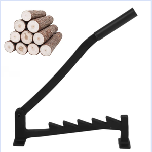 Fendeur de bûches manuel en fonte à montage mural, coupe-bois en acier au carbone pour bois tendre, briseur de bois de chauffage d'hiver pour la maison et le camping - Product Image 3