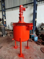Cuve de mélange chimique en acier inoxydable SUS304 avec agitateur motorisé et pompe, mélangeur de liquides industriel (100