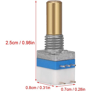 Bouton de réglage du volume, bouton de réglage du volume <span class=keywords><strong>radio</strong></span>, remplacement pour BF-888S UV-5R UV-82 BF666S Talkie-walkie - Product Image 3