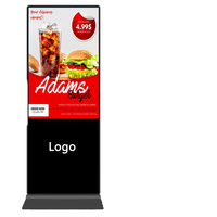 Pantalla Táctil Vertical de 55 Pulgadas, Kiosco de Señalización Digital LCD, Equipo de Reproducción Publicitaria