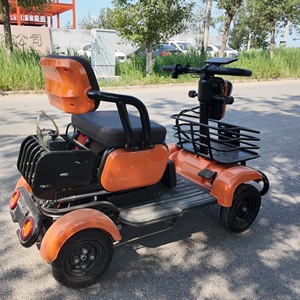Trottinette Pliable Haute Vitesse Longue Portée, Mini Vélo Électrique Urbain, Châssis Métallique, Chariot de Golf pour Livraison et Loisirs, Trottinette Pliante - Product Image 5