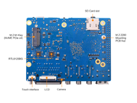 Nouveau Orange Pi 5 Plus 4G 8G 16G RK3588 2.5G double Ports Ethernet avec extension PCIE carte unique exécuter Android Ubuntu Debian OS