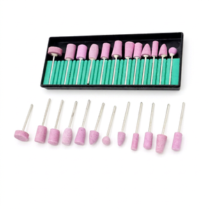 Juego de Fresas Abrasivas para Pulir, 12 Piezas, Herramienta Rotatoria, Herramientas para Hacer Joyas, Herramientas Manuales de Orfebre, Fresas de Pulido Fino, Caja de Plástico |   GS29C - Product Image 1
