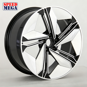 ล้อแม็กซ์อะลูมิเนียมอัลลอยด์แบบ Monoblock ขอบ 19x8.5J สีดำหน้าแมชชีน ลายหลายก้าน 5 รู 112 สำหรับ Audi A4 A5 A6 A7 A8 S4 S5 - Product Image 4