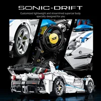 XINZHUAN XZ0016 2026 MOC City Racing Car Hypercar Model Sports car Vehicle Bricks Toys for Kids Boys Gifts Building Blocks Sets