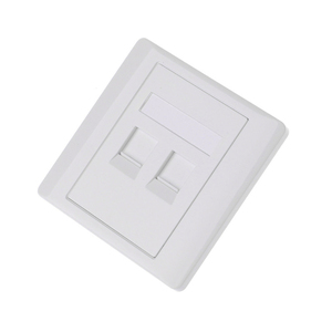 Plaque murale RJ45 RJ11 Face Place, prise réseau 1/2/4 ports - Product Image 1