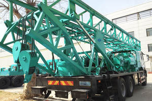 Professionele HFSPC-1000 Mast Dubbele Power Dubbele Lier 1000 M Gebruikt Truck Gemonteerd Waterput <span class=keywords><strong>Rig</strong></span> - Product Image 4