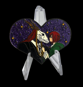 Pin de solapa brillante de la novia del anime japonés, de metal personalizado, de fábrica china, venta al por mayor - Product Image 3