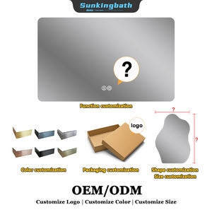 Espejo LED de Baño con Sensor Táctil Inteligente Antivaho IP44, Espejo de Pared para Baño con Luz LED Antivaho - Product Image 2