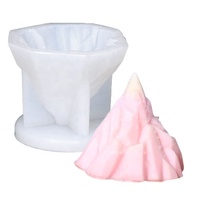 DM313 — moule artisanal en résine de Silicone en forme de crête, outils de cuisson de crème glacée, de gâteau au chocolat, bricolage, bougie à savon, en résine, 3D