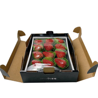 Boîtes de fraises en carton personnalisées, emballages de fruits, de légumes et de fruits, coffrets cadeaux pour fraises