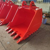 Bucket Pemisah Kerikil Baja Tahan Aus REBET, Bucket Kerja Berat untuk Tambang, Excavator, Bersertifikasi CE ISO