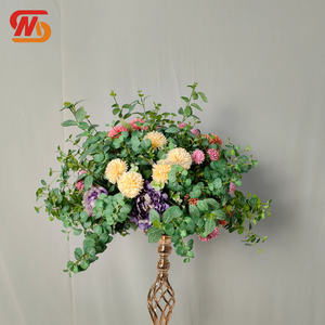 ลูกบอลดอกไม้ประดิษฐ์จากผ้าไหมสำหรับตกแต่งงานแต่งงาน งานวันเกิด ดีไซน์ใหม่ สวยงาม เหมาะสำหรับตกแต่งโต๊ะกลาง - Product Image 3