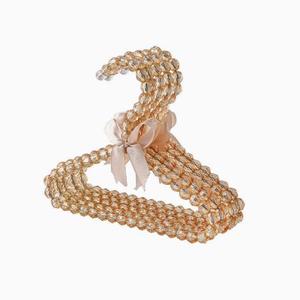 Cintres en plastique perlés Y261 avec ruban pour vêtements d'enfants, bébés, animaux domestiques (chiens, chats) et femmes – Petits cintres perlés - Product Image 3